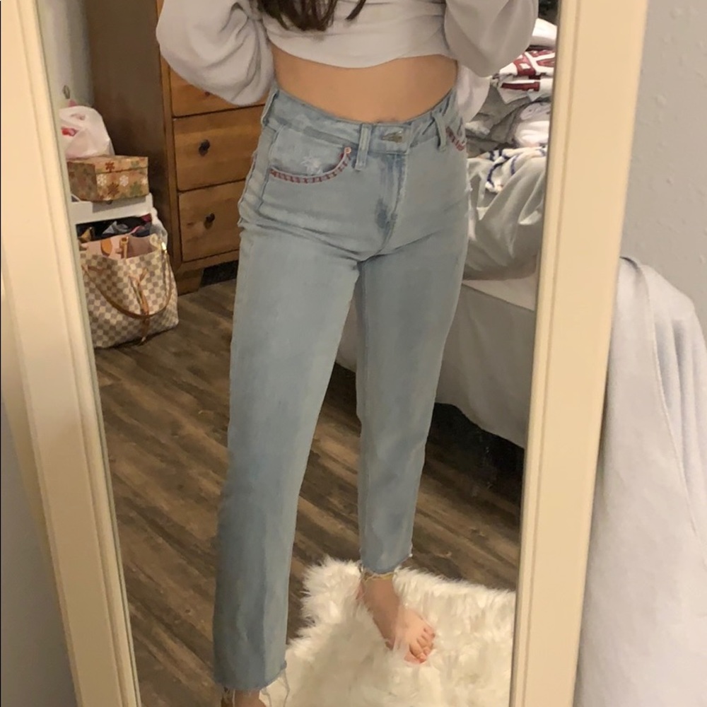 Wild Fable jeans with HAND EMBROIDERY.